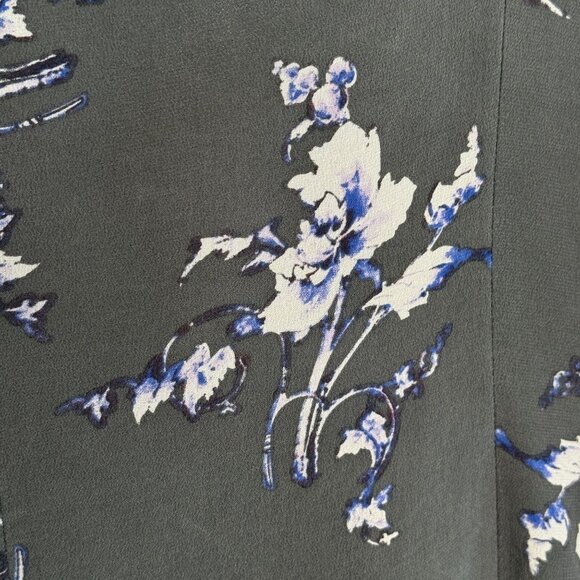 Rebecca Taylor Silk Floral Sleeveless Blouse, 2 - Picture 5 of 8